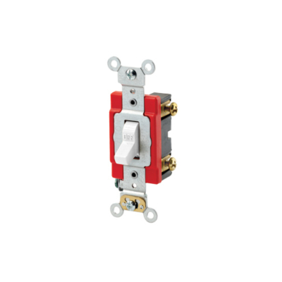APAG  SILENCIOSO 1 POLO  20A-120/277V AC BLANCO - 01221-02W