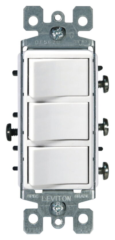 APAG DECORA TRIPLE 15A 120V BLANCO - 01755-00W