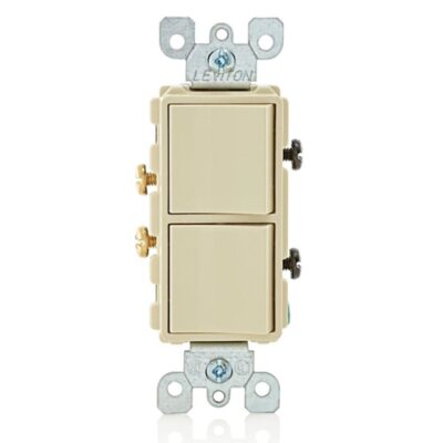 APAG DECORA DUPLEX BALANCIN 15A 120/277V MARFIL - 05634-00I