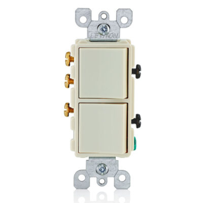 APAG SEN Y DE 3V DECORA 15 A 120/277V ALMENDRA CLAR - 05641-00T