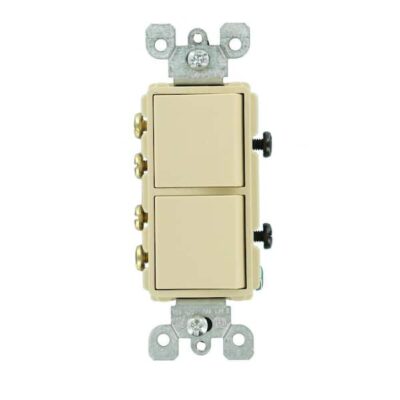 APAG DUPLEX DECORA 3V BALANCIN 15A 120/277V MARFIL - 05643-00I