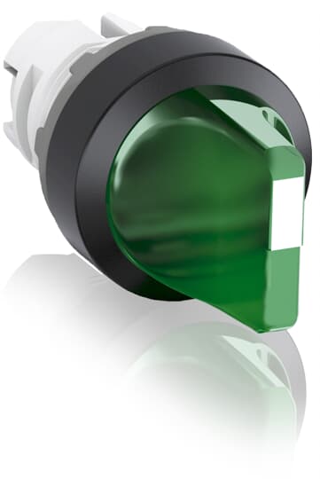 SELECTOR 2 POSICIONAS FIJAS   COLOR VERDE M2SS1-11G - 1SFA611200R1102