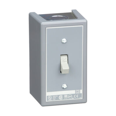 Switch, Manual, 30A, 3 Pole, 10Hp At 575Vac, Three Phase, Toggle Operated, No Indicator, Nema 1 Enclosure - 2510KG2