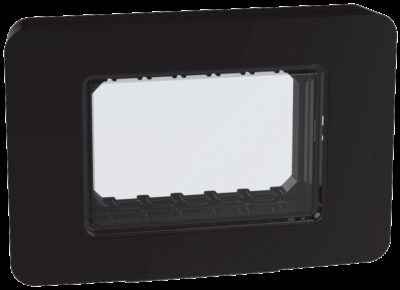 TAPA PARA CAJA DE EMPOTRAR PARINTEMPERIE 3 MOD IP55 NGO MATE - 28603BQ