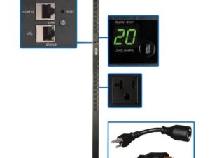 Tripp Lite PDUMNV20LX unidad de distribución de energía (PDU) 24 salidas AC 0U Negro