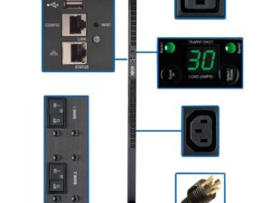 Tripp Lite PDUMNV30HVLX unidad de distribución de energía (PDU) 24 salidas AC 0U Negro