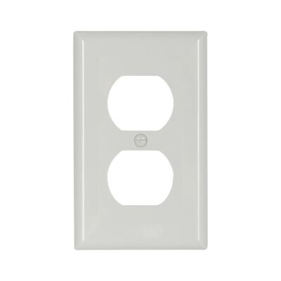 PLACA P/RECEPT DUPLEX NYLON BL  5132W