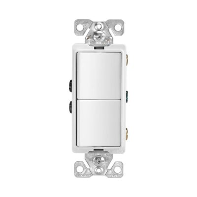 APAGADOR DOBLE BCO 1P 15A  7728W-BOX