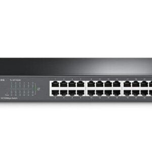 TL-SF1024D, Switch 24 x 10/100, gabinete metálico 13"