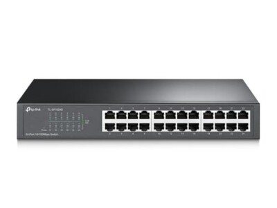 TL-SF1024D, Switch 24 x 10/100, gabinete metálico 13"