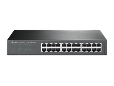 TL-SG1024D, Switch 24 x GigaEth, gabinete metálico 13"