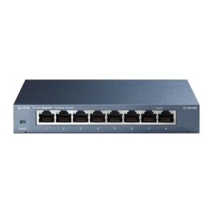 TL-SG108, Switch 8 x GigaEth, gabinete metálico