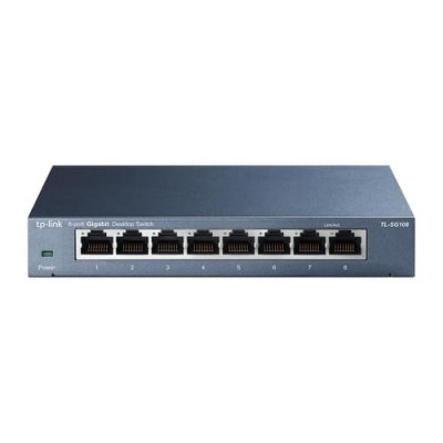 TL-SG108, Switch 8 x GigaEth, gabinete metálico