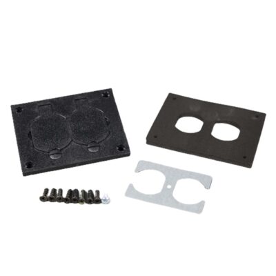 TAPA PARA CONTACTO DUPLEX - 828PR-BLK