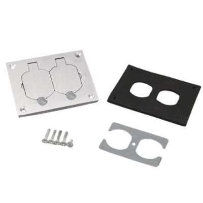 TAPA RECEPTACULO DUPLEX       ALUMINIO WIREMOLD - 828R-TCAL