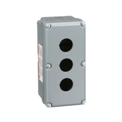 Carcasa vacía metal, 3 aperturas horizontales. 9001KY3 Schneider Electric  9001KY3