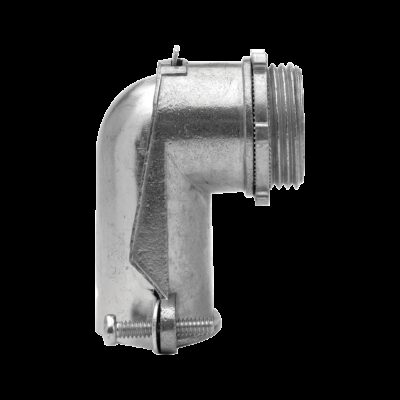 CONECTOR CURVO PARA TUBO METALICO FLEXIBLE 3/8 ARGOS - 9530400