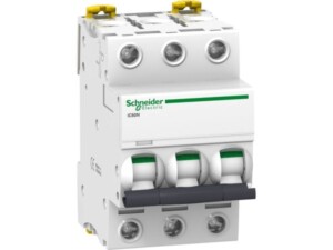 INTERRUPTOR TERMOMAGNÉTICO, 3 POLOS, 20 A. SCHNEIDER ELECTRIC