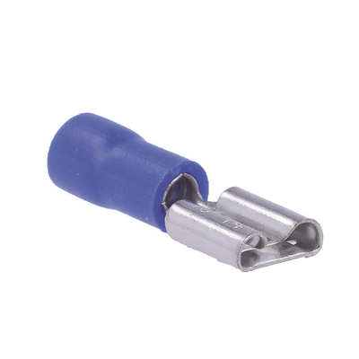 TERMINAL HEMBRA AZUL .250 CAL. 16-14 - AE55095