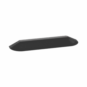 Tapa Final Para Canaleta de Piso AFR4BCBL6, Material PVC Rígido, Color Negro   AFR4ECBL