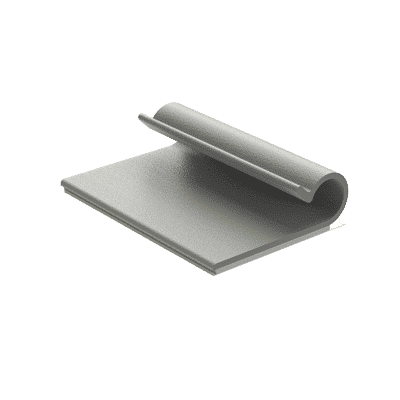 Clip Adhesivo Tipo J, Para Cables de Hasta 7.9 mm de Diámetro, Uso Interior, Color Gris, Paquete de 100pz   AJC31-A-C