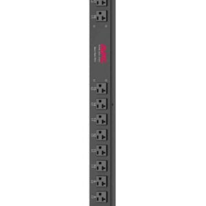 Unidad PDU para rack U, 5,7 kW, número de serie AP7563. Corriente de entrada con reducción del regimen nominal, conforme a las normas (Norteamérica) 16A