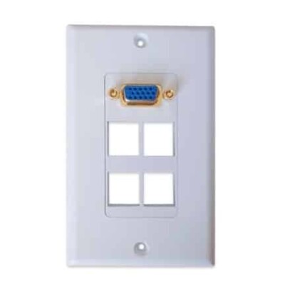 Tapa - Faceplate BROBOTIX 087311, Color blanco