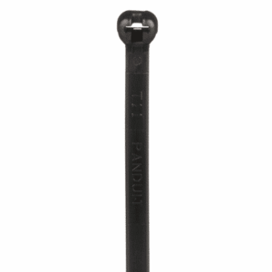 Cincho de Nylon 6.6 Dome-Top®, Con Lengüeta de Bloqueo de Acero Inoxidable, 203 mm largo x 4.7mm ancho, Color Negro, Exterior Resistente a Rayos UV, Paquete de 1000pz  BT2S-M0