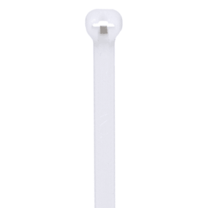 Cincho de Nylon 6.6 Dome-Top® Con Lengüeta de Bloqueo de Acero Inoxidable, 305 mm largo x 4.7mm ancho, Color Natural, Paquete de 100pz  BT3S-C