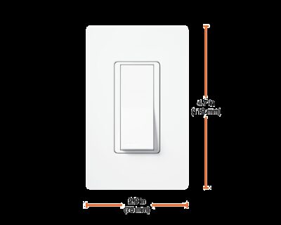 APAGADOR TRES VIAS 15A        COLOR BLANCO LINEA CLARO - CA-3PS-WH-S