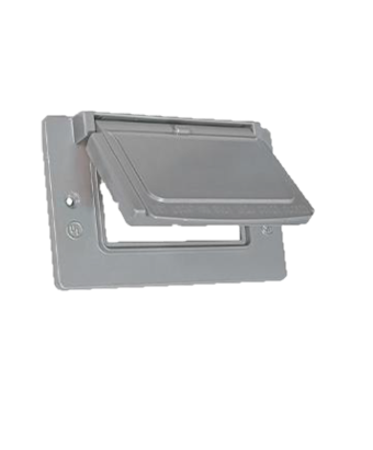 TAPA HORIZONTAL DUPLEX T ICFT GRIS PARA INTEMPERIE - CA26-GH
