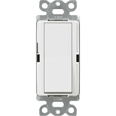 Interruptor Claro, 3 Hilos, 15A, Color Blanco: CA3PSWHS