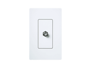 Adaptador de cable coaxial, de pared para cable de TV.: CACJWH