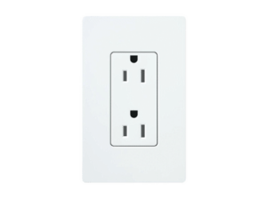 Tomacorriente receptáculo convencional  120V, 15A, color blanco.: CAR15WH