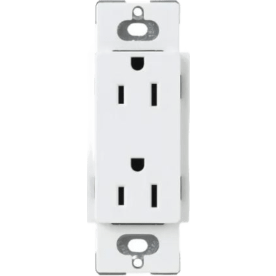 Tomacorriente receptáculo convencional  120V, 15A, color blanco.: CAR15WH