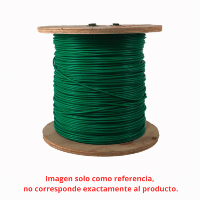 CARRETE 1,000 M., CABLE VERDE THW, CALIBRE 10, 99.9% COBRE. KOBREX :CTHWN-10CV