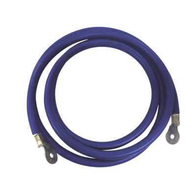 Cable para Baterías, 2.2 m Azul Calibre 2 AWG con Terminales de Ojo en Ambos Extremos CBL-2AWG-2.2B