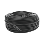 Cable Fotovoltaico 100 m, Negro, Calibre 10 AWG con Terminales MC4 en Ambos Extremos CBLMC4HM100BLK
