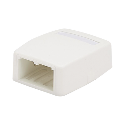 Caja de Montaje en Superficie, Para 2 Módulos Mini-Com, Color Blanco CBXQ2WH-A
