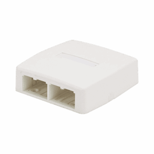 Caja de Montaje en Superficie, Para 4 Módulos Mini-Com, Color Blanco Mate  CBXQ4IW-A