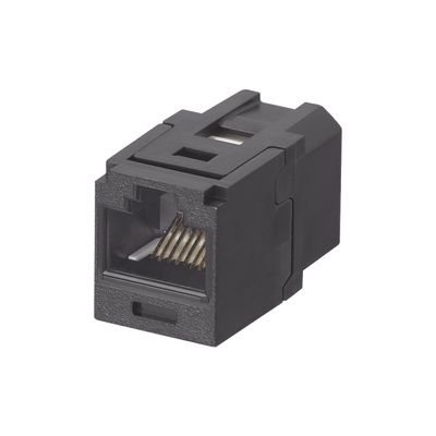 Módulo Acoplador RJ45 a RJ45, Mini-Com, Categoría 6, Color Negro CC688BL | Humberto Chacon Módulo Acoplador RJ45 a RJ45, Mini-Com, Categoría 6, Color Negro CC688BL