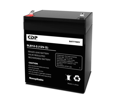 SLB125 Bateria de Plomo Acido, seca sellada 12Vdc-5Ah