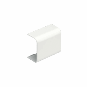 Unión recta, para uso con canaleta LD10, material ABS, Color Blanco Mate  CF10IW-X