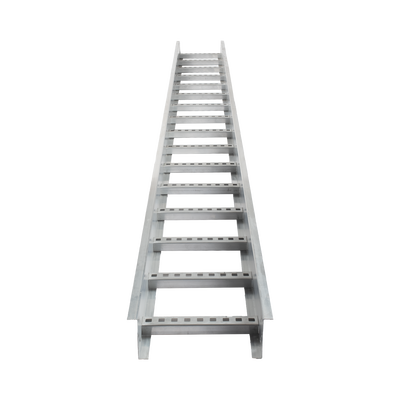 Escalera de Aluminio Portacables / Perfil Z / Peralte 3 1/4" /Paso 9" / Ancho 12" / 3.66 metros / Capacidad Máx. 274 Cables / Incluye Cople Union y Tornillería CH-E89PX12AK