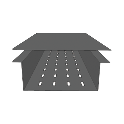 Tapa para fondo perforado de 9"  Perfil Z  CH-FPZT9AL