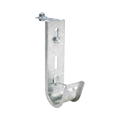 Soporte (Gancho) tipo J-Hook, hasta 10 cables Cat6, ideal para soportar cableado en los espacios de manipulación al aire, Para instalación en interior  CH-J32-EZ