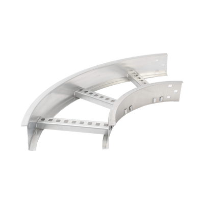 Curva Horizontal de Aluminio de 90° Perfil Z / Peralte 3 1/4" / Ancho 9" / Radio 8" / Incluye Tornillería (CHC90EZ314R8X9AK)  CHC908R8X9AK