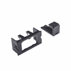 Adaptador de 2 Módulos Mini-Com, Para Marcos Interlink, Color Negro, 1 Pieza   CHI2MBL-X