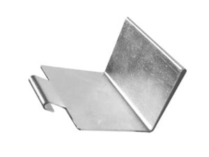 Placa Terminal de 100mm, con acabado Electro Zinc  CH-PLT-100EZ