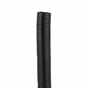 Tubo Corrugado Abierto para Protección de Cables, 1in (25.4 mm) de Diámetro, 30.5 m de Largo, Color Negro  CLT100F-C20